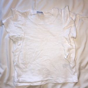 👼🏻2 for $10 👼🏻 splendid white t shirt ruffles